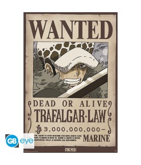 Poster - Roulé et filmé - One Piece - Trafalgar D. Law