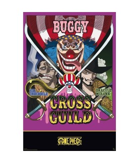 Poster - Roulé et filmé - One Piece - Cross Guild