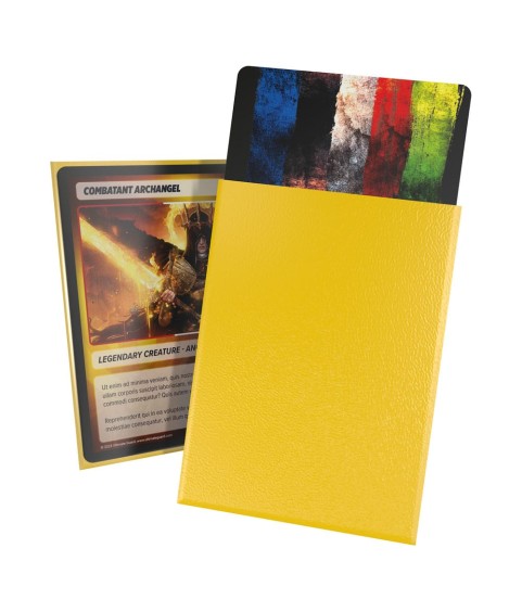 Sleeves - Sleeves (100 Pieces) - Matte Yellow - Standard