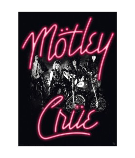 Poster - Pack de 2 - Mötley Crüe - Néon Rose et Camisole