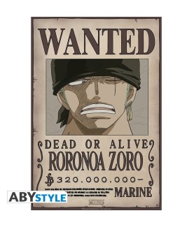 Poster - Roulé et filmé - One Piece - Roronoa Zoro