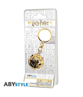 Keychain - 3D - Harry Potter - Golden Snitch