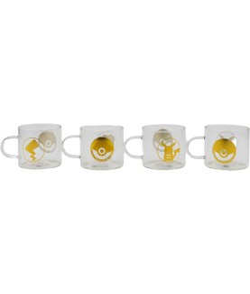 Mug - Mug(s) - Pokemon - Set of 4 - Pikachu