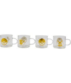 Mug - Mug(s) - Pokemon - Set of 4 - Pikachu