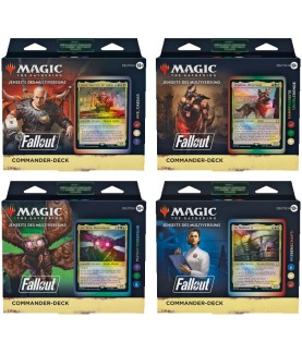 Sammelkarten - Deck - Universes Beyond - Magic The Gathering - Fallout - Commander Deck Set