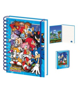 Notebook - Sonic the Hedgehog - Green Hill Zone Gang