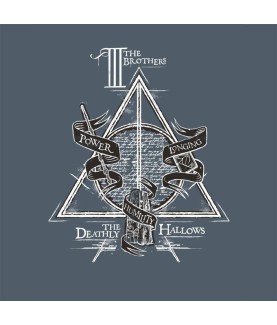 T-shirt - Harry Potter - Deathly Hallows - M Unisexe 