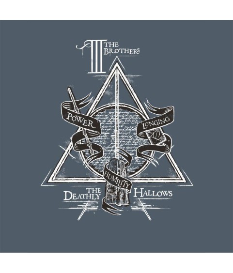 T-shirt - Harry Potter - Deathly Hallows - S Unisexe