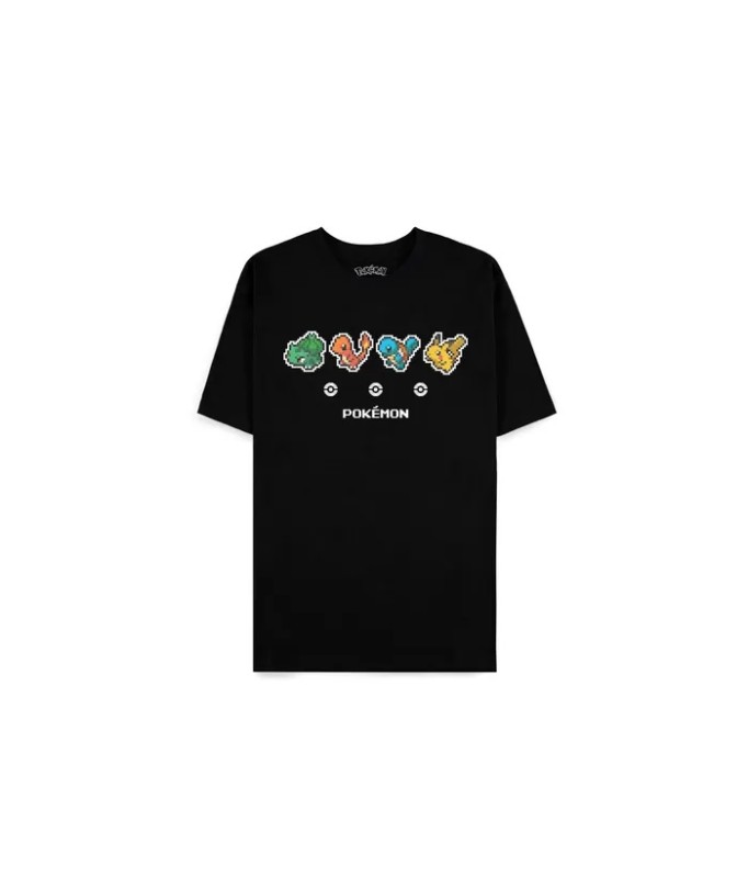 T-shirt - Pokemon - Starter 8Bit - M Unisexe