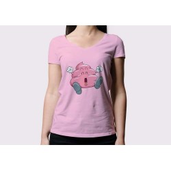 T-shirt - Dr. Slump - Pink Poo - S Femme 