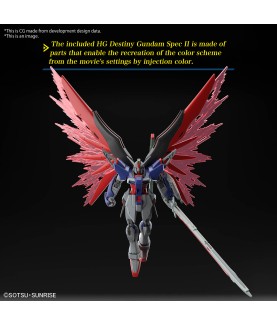 Maquette - High Grade - Gundam - Destiny Spec II & Zeus Sillouette