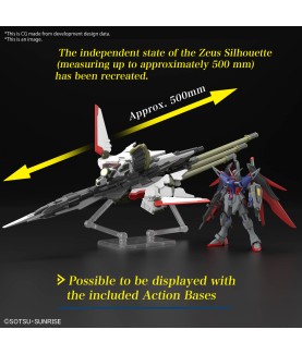 Maquette - High Grade - Gundam - Destiny Spec II & Zeus Sillouette