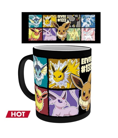 Mug - Thermo-réactif - Pokemon - Evolution - Évoli