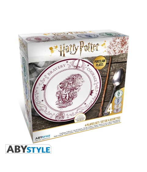 Plate - Harry Potter - Emblems - Hogwarts