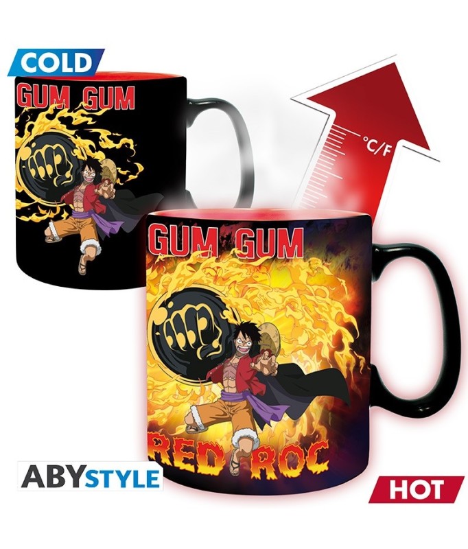 Becher - Thermoreaktiv - One Piece - Luffy vs Kaido