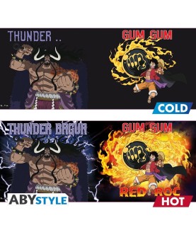 Becher - Thermoreaktiv - One Piece - Luffy vs Kaido