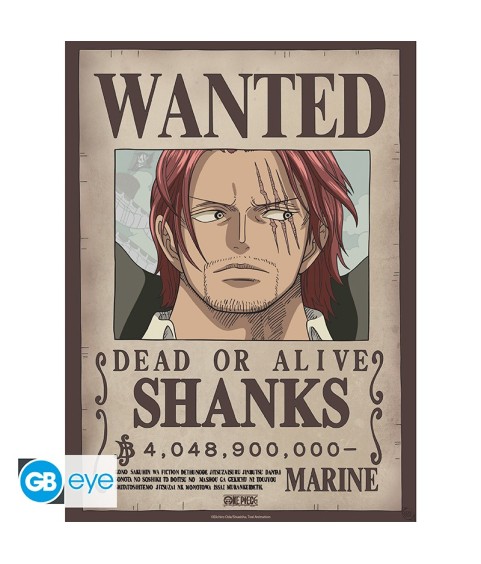Poster - Pack de 2 - One Piece - Wanted Shanks & Teach