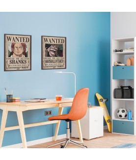 Poster - Packung mit 2 - One Piece - Wanted Shanks & Teach