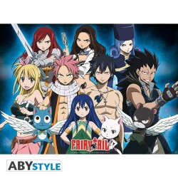 Poster - À plat - Fairy Tail - Groupe