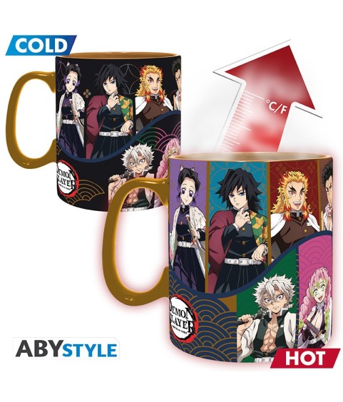 Mug - Thermo-réactif - Demon Slayer - Piliers