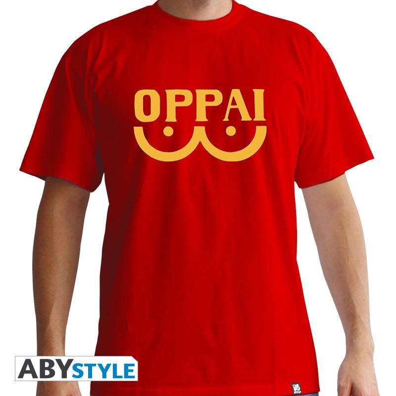 T-shirt - One Punch Man - Oppai - S Homme