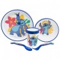 Set of dishes - Anti-slip - Lilo & Stitch - Stitch