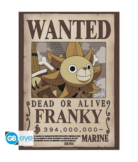 Poster - Pack de 2 - One Piece - Wanted Brook & Franky