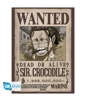 Poster - Set of 2 - One Piece - Wanted Mihawk & Crocodile