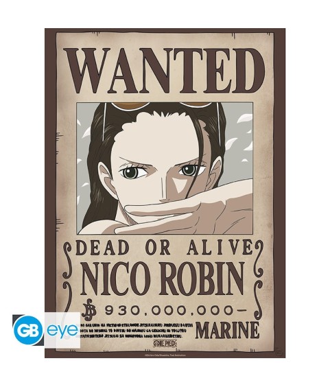 Poster - Pack de 2 - One Piece - Wanted Robin & Jinbe