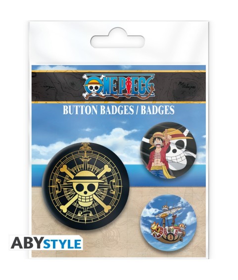 Badge - One Piece - Skull & Luffy