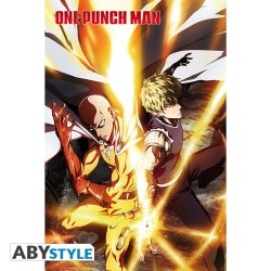 Poster - Gerollt und mit Folie versehen - One Punch Man - Genos