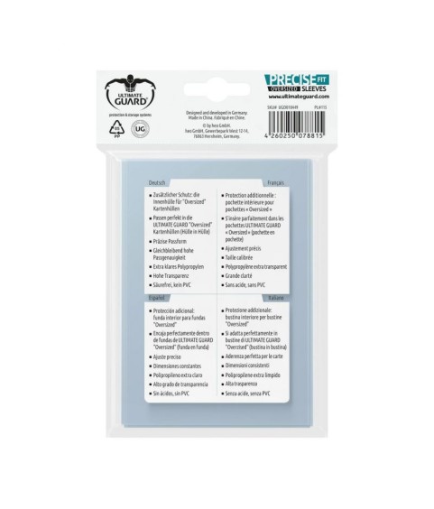 Hülle - Precise-Fit - OverSize - Transparent (40 Stück).