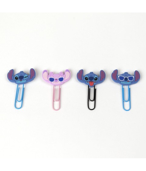 Classement - Lilo & Stitch - Set de 4 Trombones - Stitch & Angel