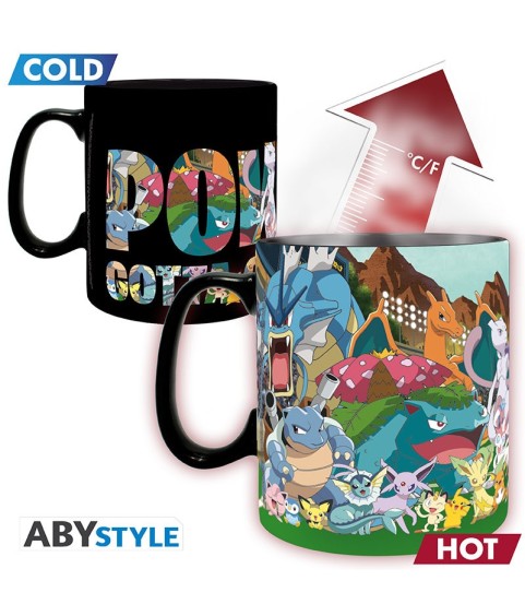Becher - Thermoreaktiv - Pokemon - Fang sie alle