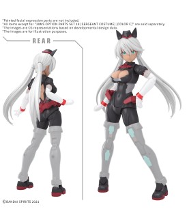 Zubehör für Modelle - 30 Minutes Sisters - Option Parts Set (18) - Sergeant Costume (Color C)