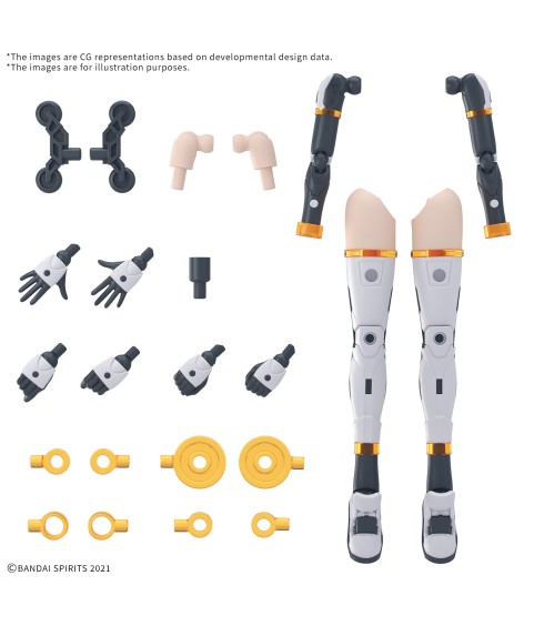 Zubehör für Modelle - 30 Minutes Sisters - Option Parts Set (19) - Dash Costume (Color A)