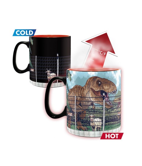Mug - Thermo-réactif - Jurassic Park - Porte