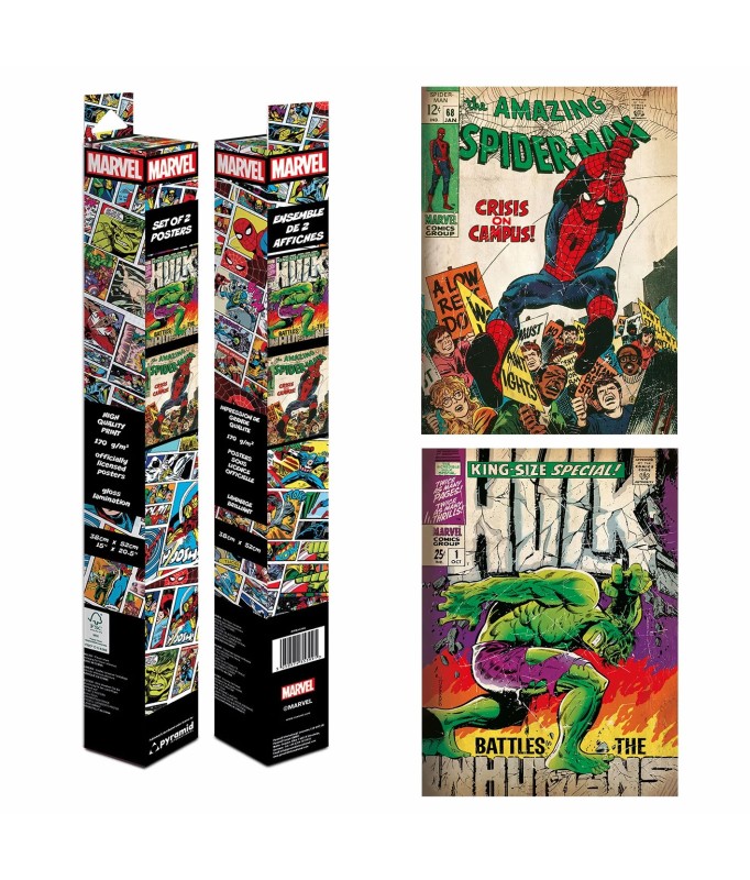 Poster - Pack de 2 - Marvel - Covers comic