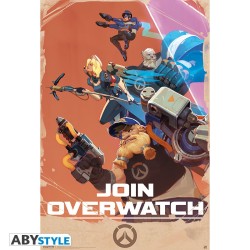 Poster - Gerollt und mit Folie versehen - Overwatch - Join !