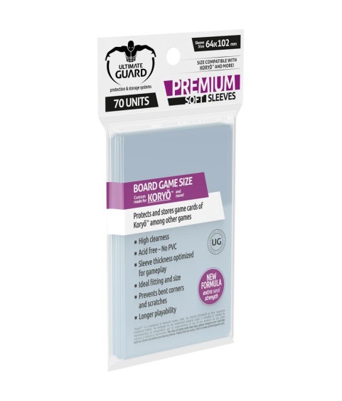 Sleeves - Premium Soft Sleeves - Board Game (Koryó) (70pcs)