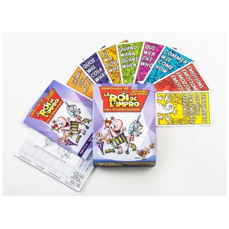 Jeu de cartes - Ambiance - Familial - Narratif - Divers - Le Roi de l'Impro