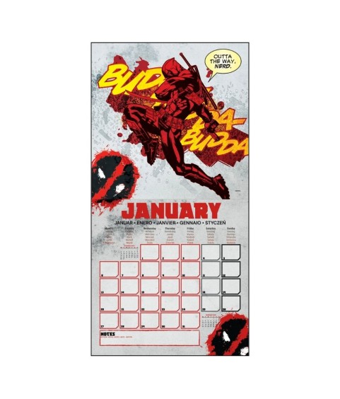 Calendar - Deadpool - 2025 - Comics