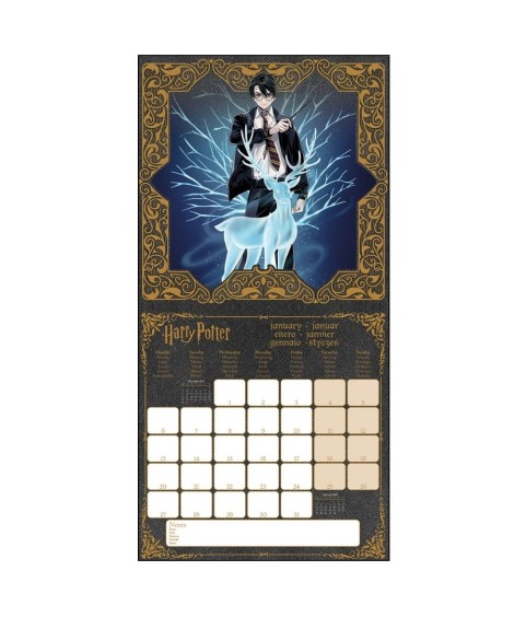 Calendar - Harry Potter - 2025 - Manga style