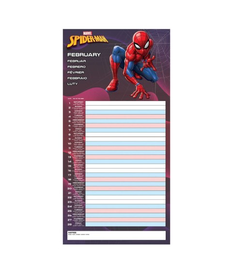 Calendar - Spider-Man - 2025