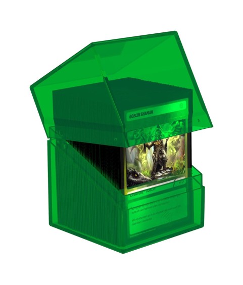 Deckbox - Boulder 100+ - Transparent Smaragd