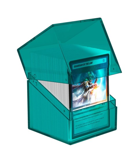 Deckbox - Boulder 100+ - Transparent Malachit
