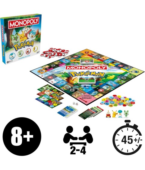 Monopoly - Zeitmanagement - Klassisch - Kinder - Pokemon - Monopoly