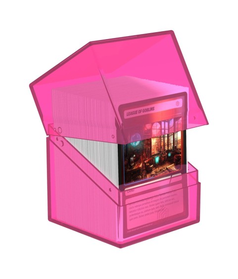 Deckbox - Boulder 100+ - Transparent Rhodonit