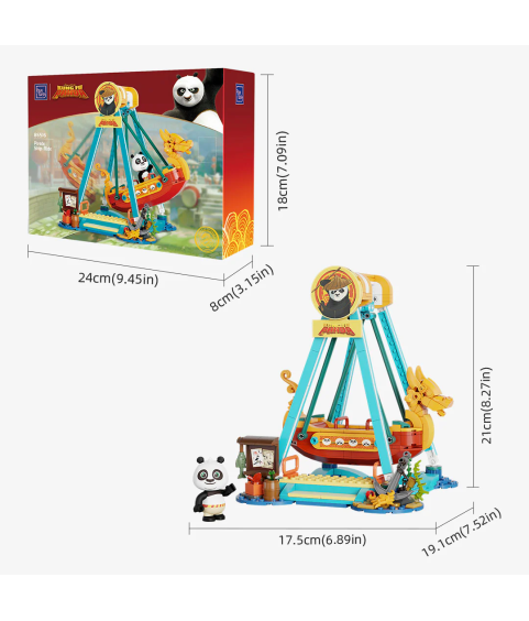 Construction kit - Kung-Fu Panda - 86516 - Pirate ship ride