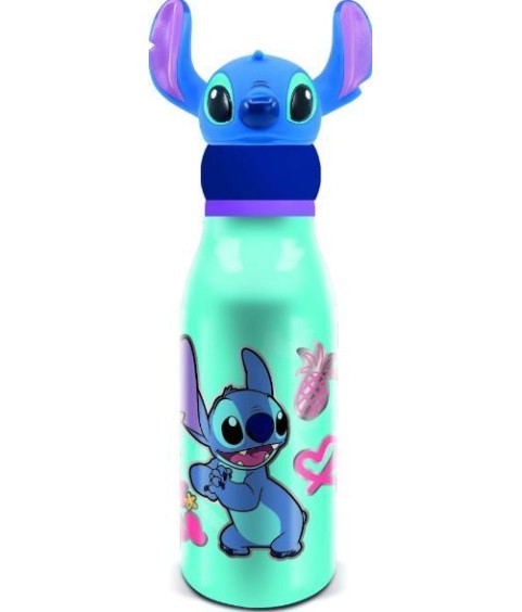 Bouteille - Lilo & Stitch - GOURDE EN ALUMINIUM FIGURINE 3D - Stitch